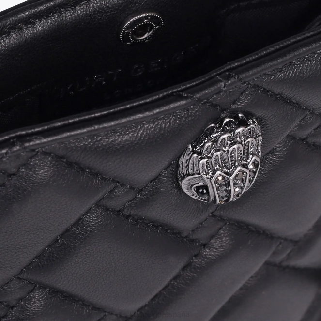 Kurt Geiger mujer caja del teléfono londres kensington 2LPR77 | bolsas negro